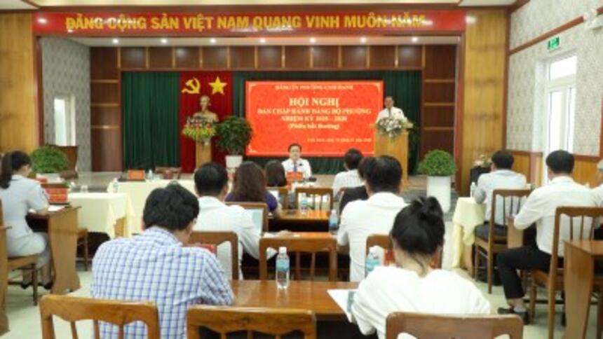 Đảng ủy phường Cam Ranh đã tổ chức Hội nghị Ban Chấp hành Đảng bộ phường phiên bất thường