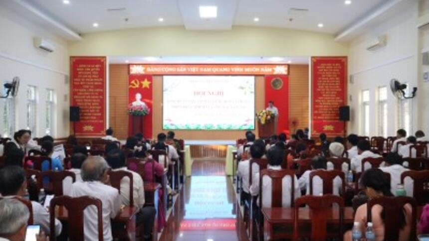 Cam Lâm tổng kết công tác xây dựng Đảng năm 2025 và triển khai nhiệm vụ công tác năm 2026