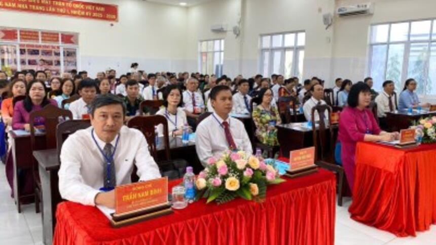 Đại hội đại biểu Mặt trận Tổ quốc Việt Nam phường Nam Nha Trang lần thứ I, nhiệm kỳ 2025 – 2030