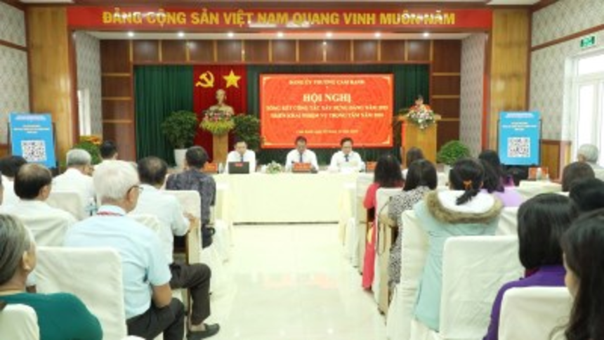 Đảng ủy phường Cam Ranh tổng kết công tác xây dựng Đảng năm 2025