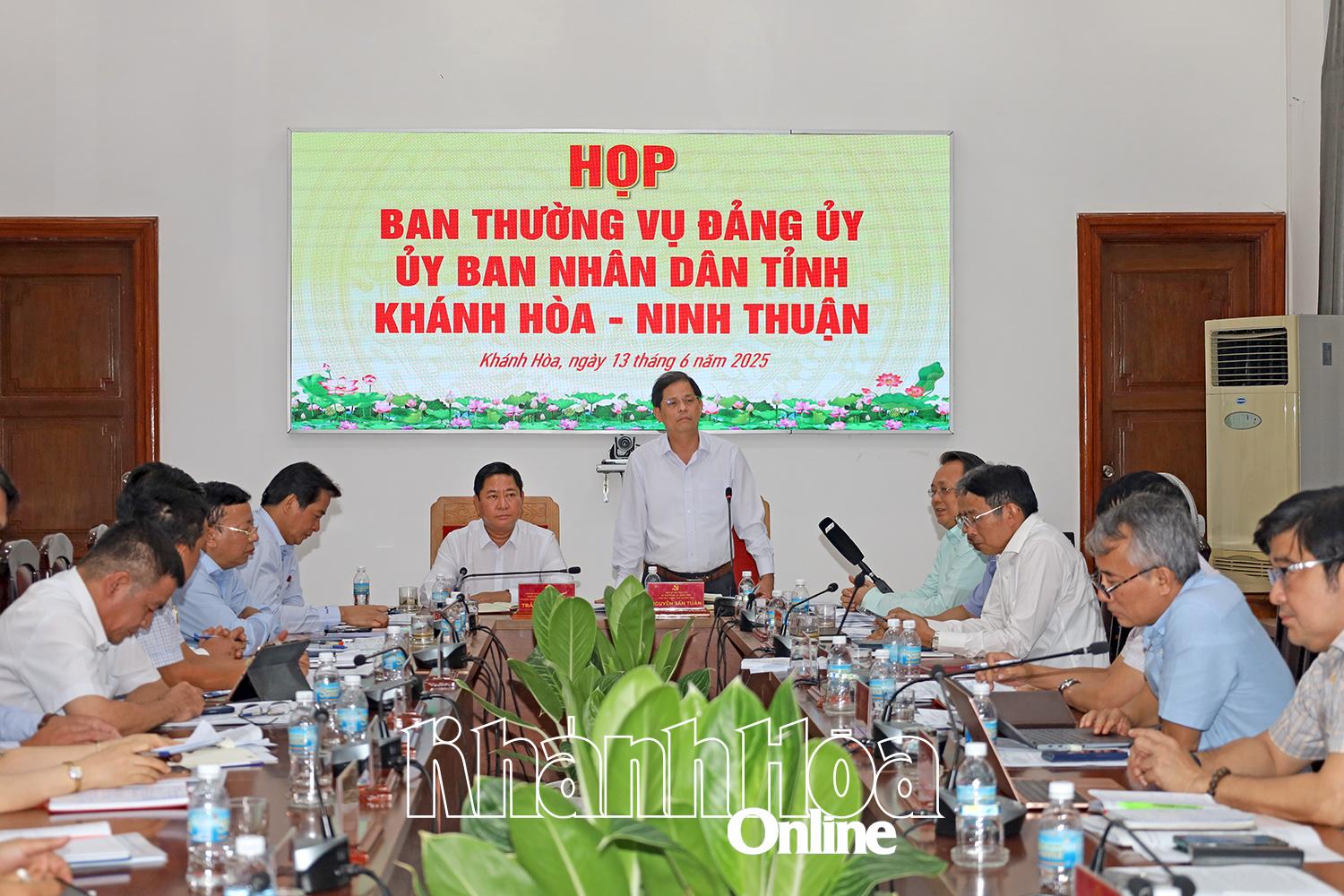 Ông Nguyễn Tấn Tuân phát biểu kết luận.