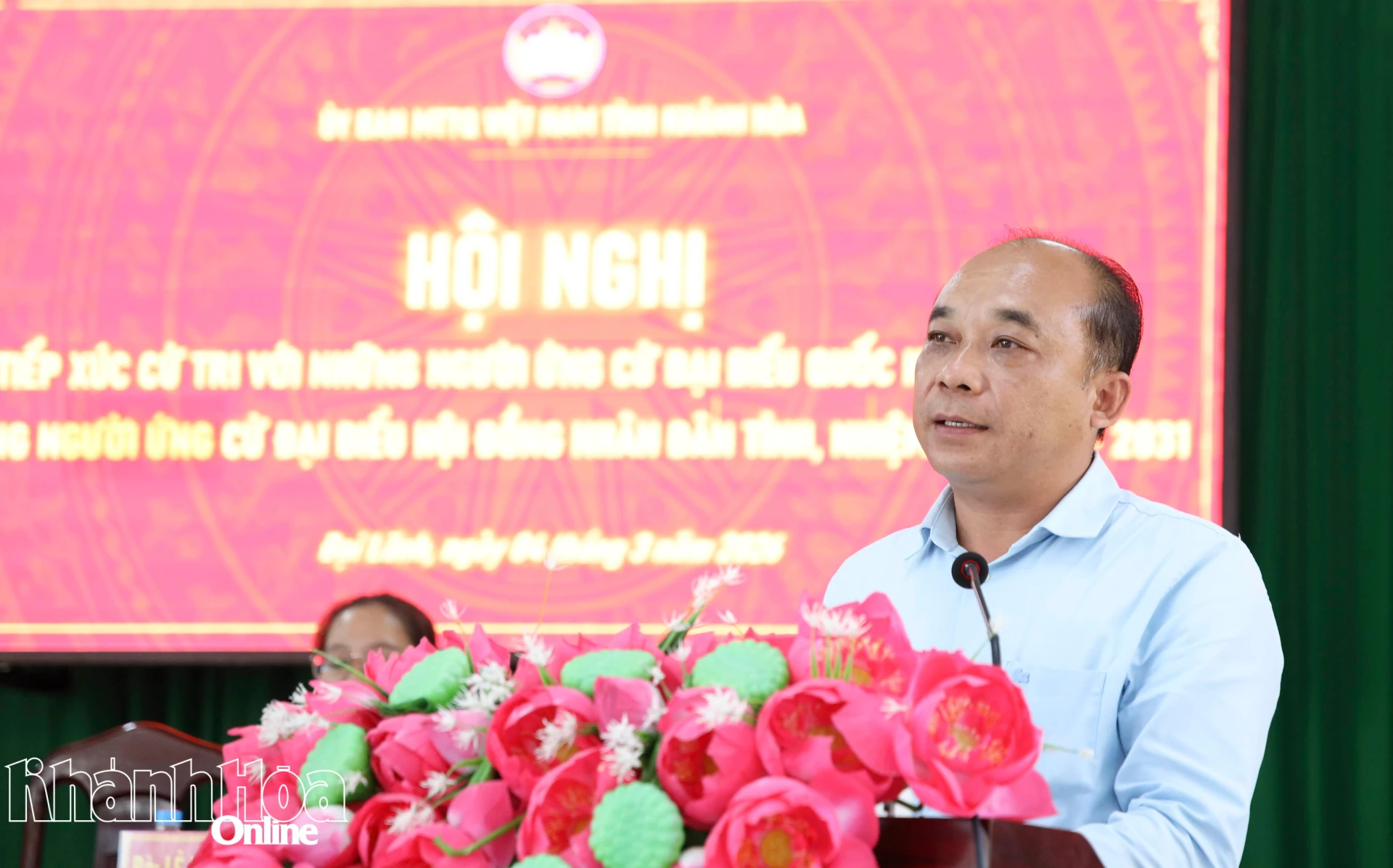 Ông Nguyễn Quang Duy trình bày chương trình hành động.
