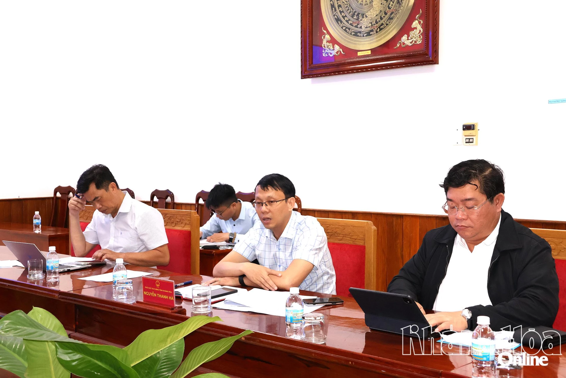 Ông Nguyễn Thanh Hà – Phó chủ tịch UBND tỉnh kết luận cuộc họp.