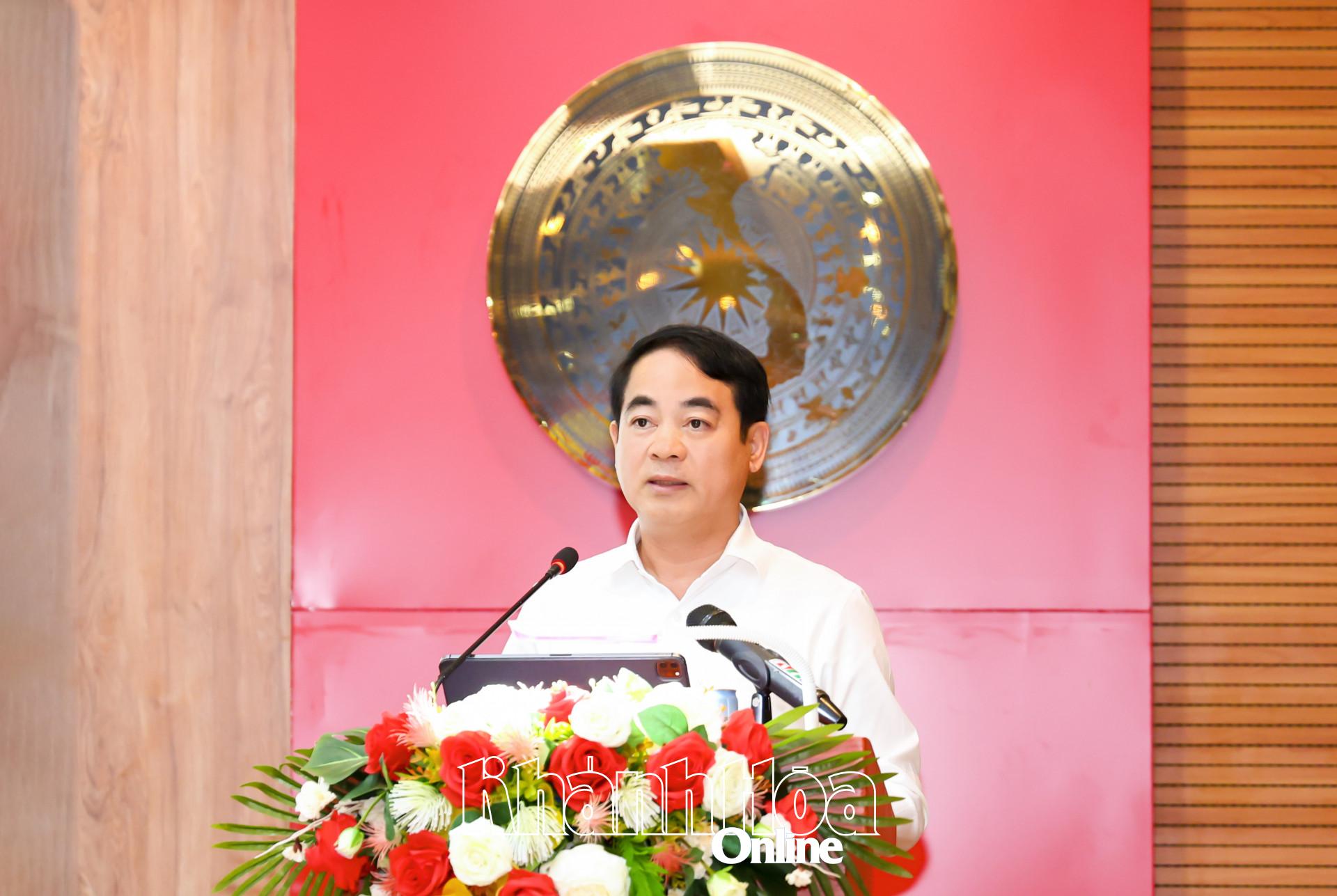 Bí thư Tỉnh ủy Nghiêm Xuân Thành phát biểu kết luận.