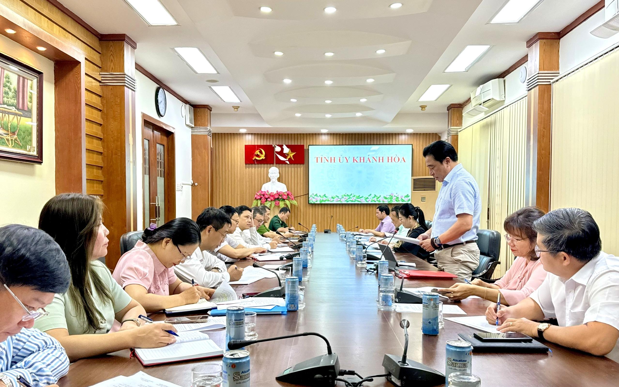 Đ.c Nguyễn Khắc Toàn phát biểu kết luận