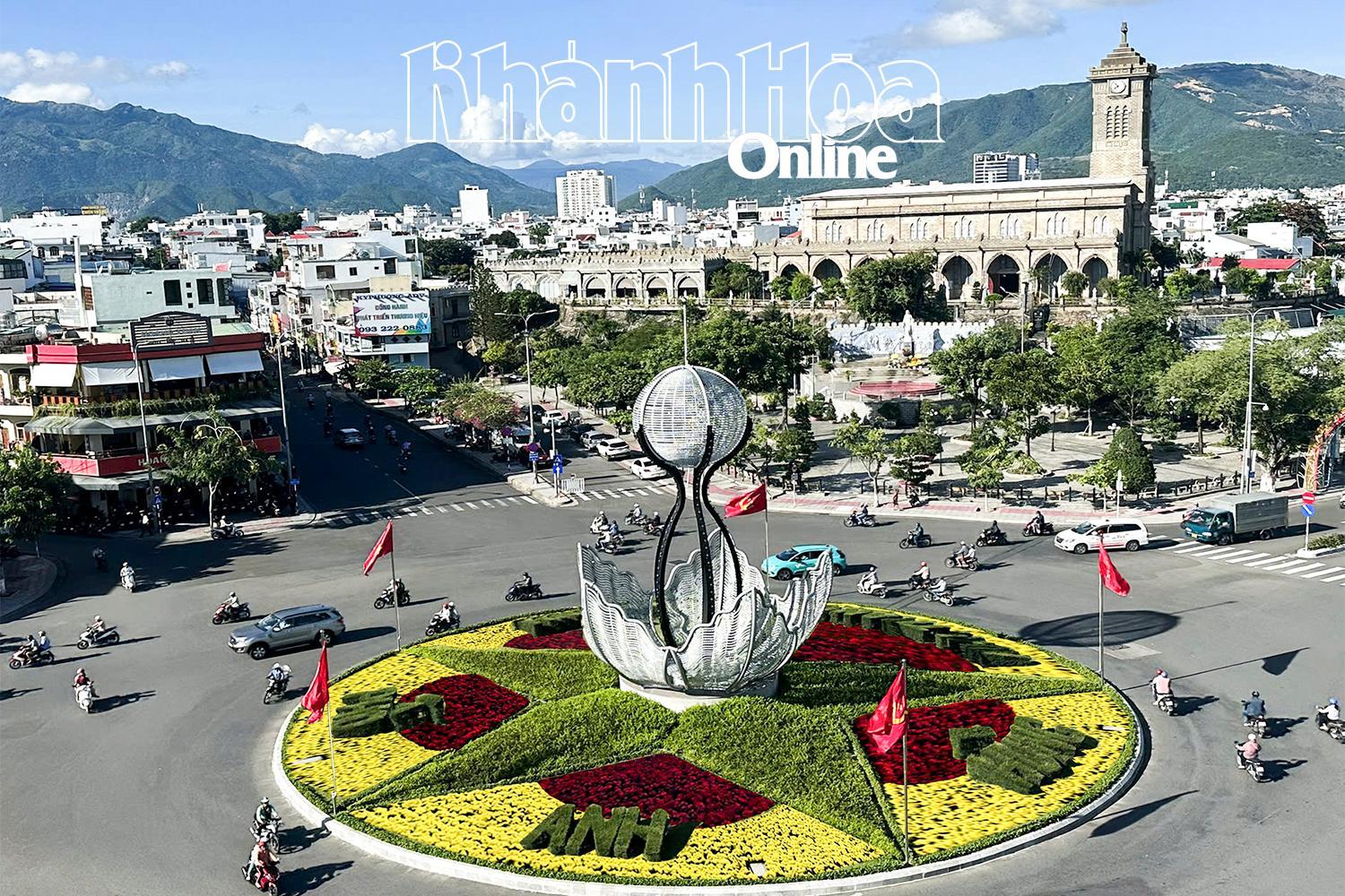 Khu vực ngã sáu thuộc phường Nha Trang.  
