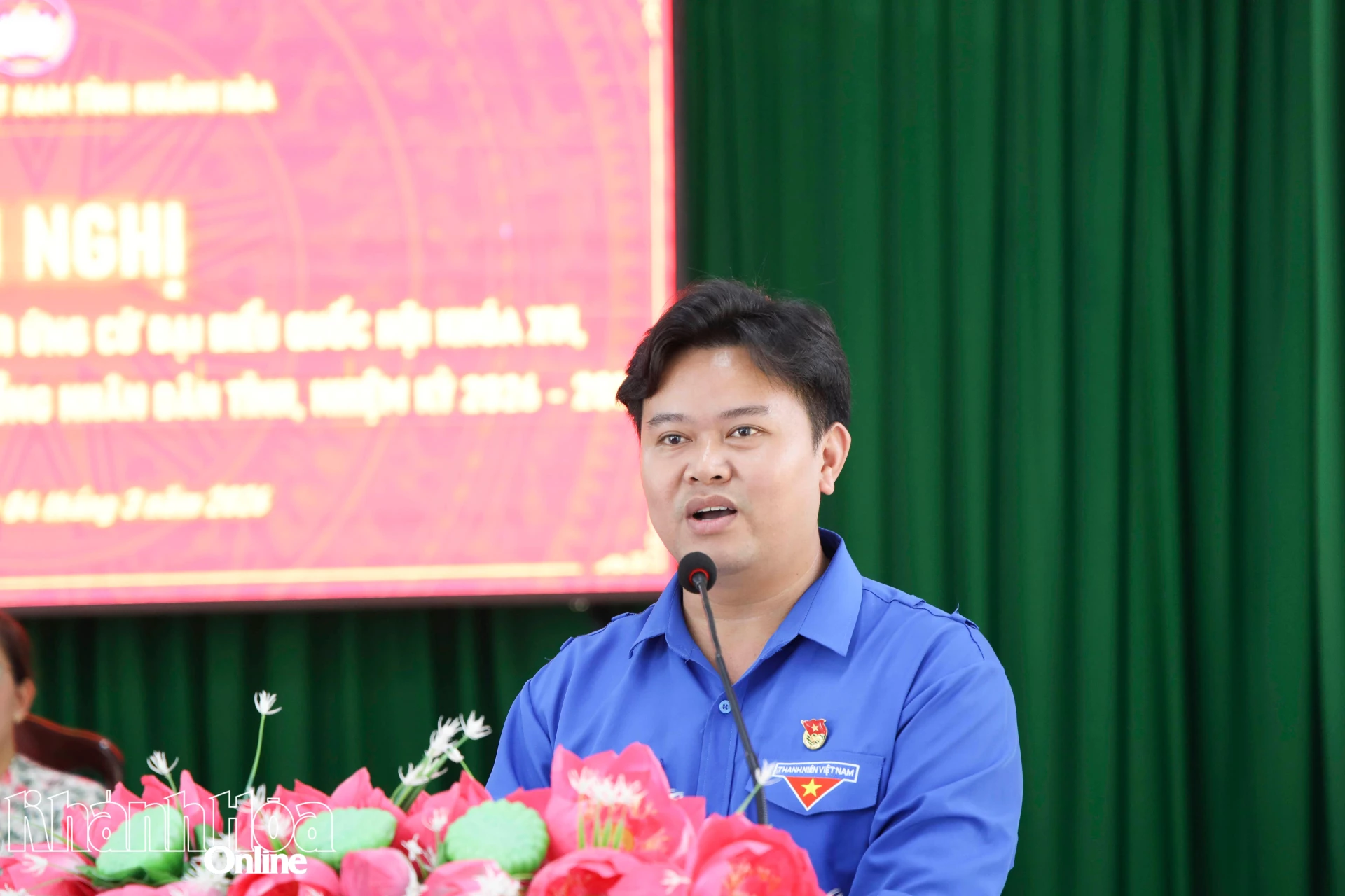 Ông Nguyễn Ngọc Thái trình bày chương trình hành động.