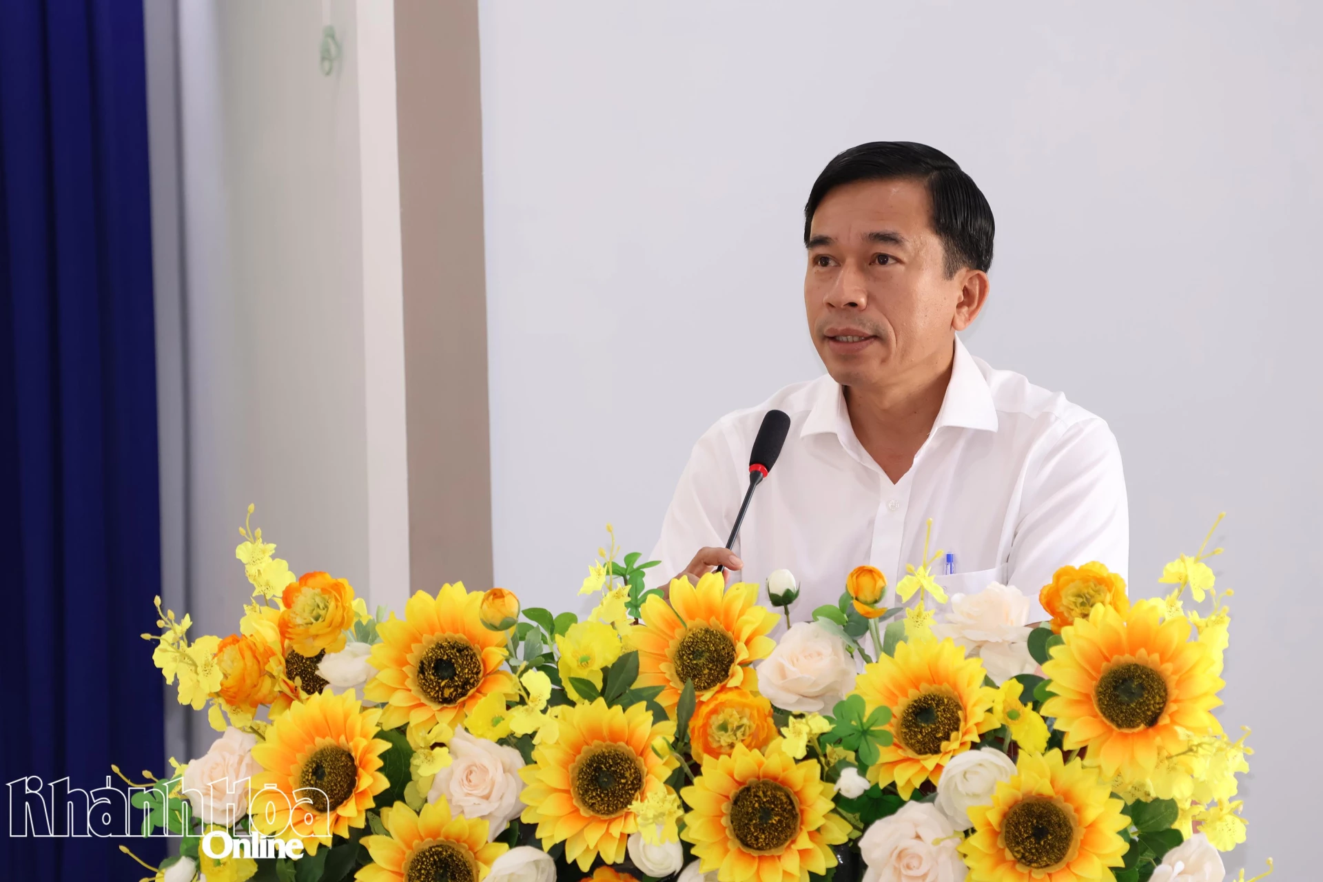 Ông Võ Minh Vương - Tổng Giám đốc Công ty TNHH Đầu tư Môi trường đô thị Hoàng Gia