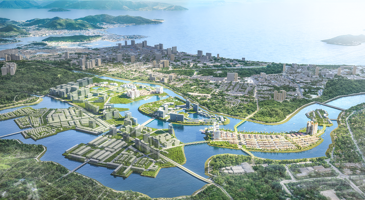 Phối cảnh Khu đô thị hỗn hợp thành phố Nha Trang.