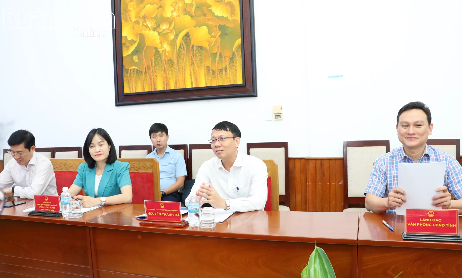 Đồng chí Nguyễn Thanh Hà chủ trì buổi tiếp và làm việc với Tập đoàn HD Hyundai.