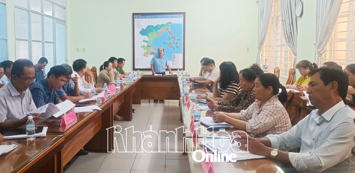 Quang cảnh buổi triển khai chiến dịch.